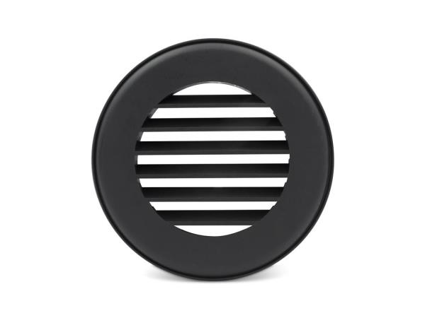 94265 4 in. Heat Vent with No Damper, Black