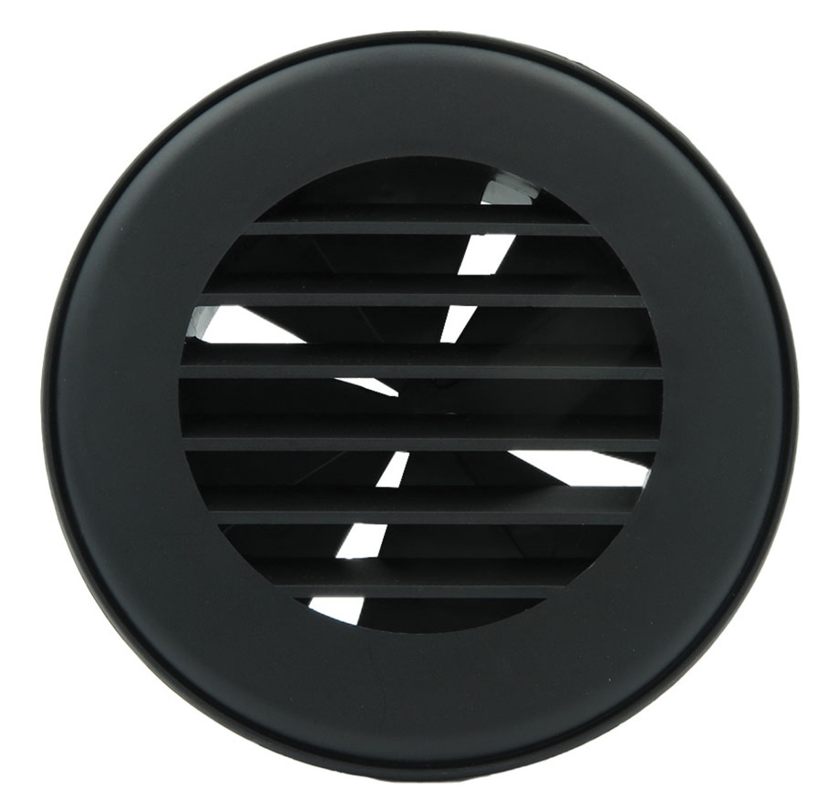 94268 4 in. Heat Vent with Damper, Black