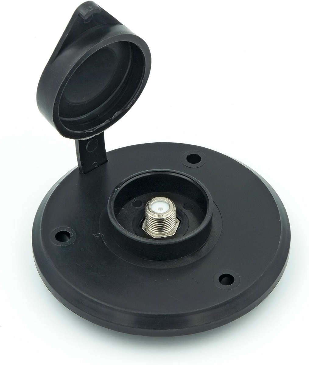 94321 Cable TV Plate, Black