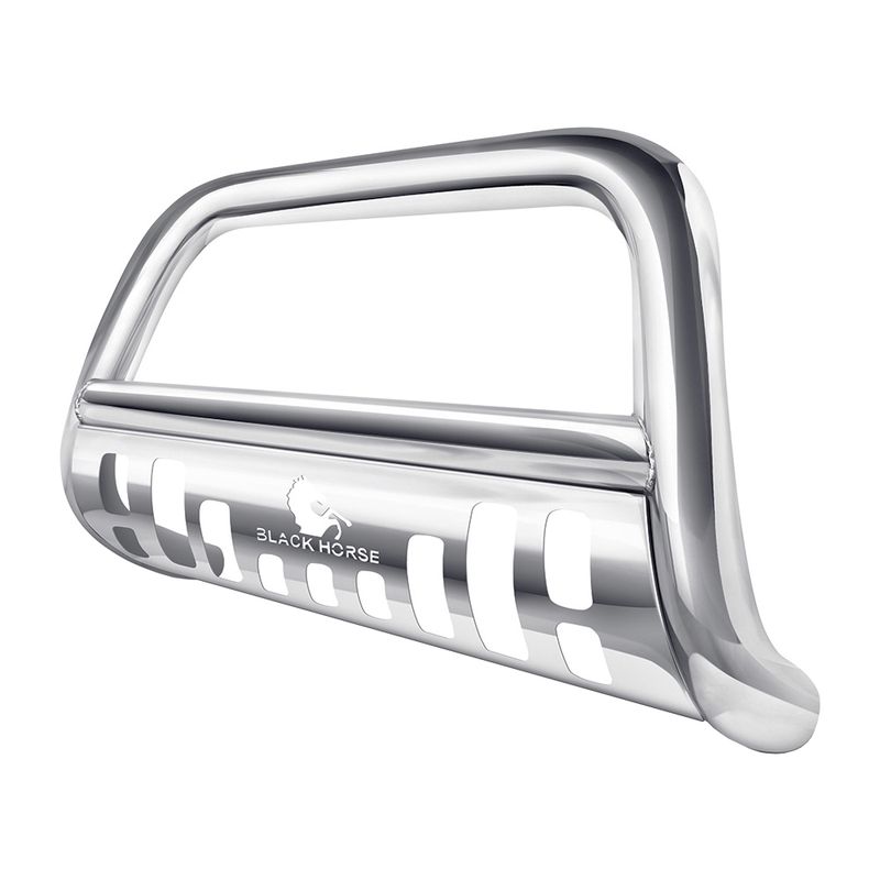 CBSC6502SP 3 in. Polished Bull Bar with Polished Skid Plate