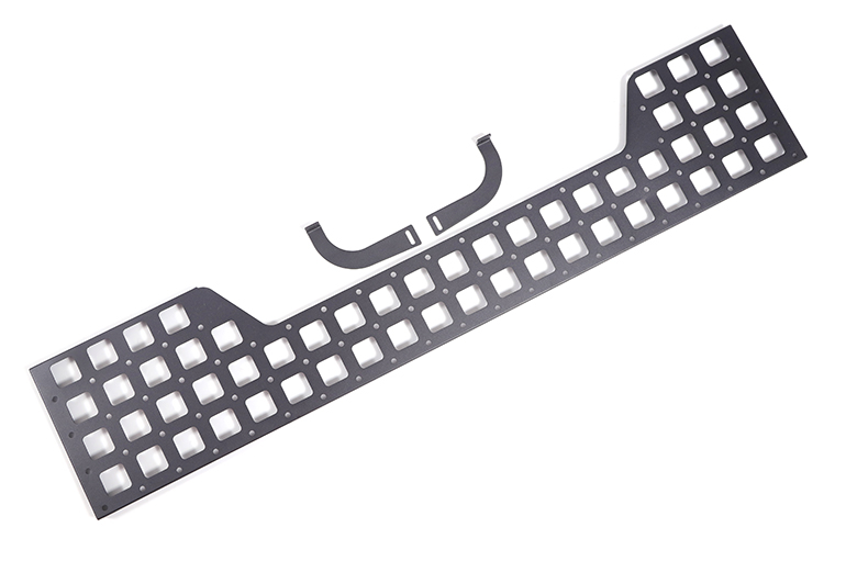DZ713 Texture Black Cargo Organi Underseat Molle Panel
