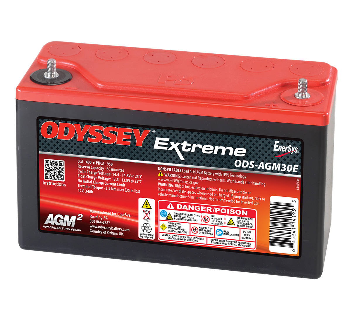 ODSAGM30E Extreme Series Battery