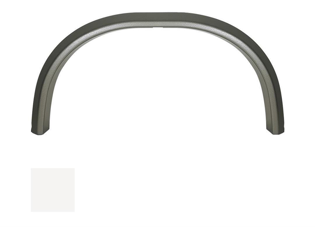 14519 Forest River Single Axle Fender Skirt - Polar White - Durable ABS Plastic