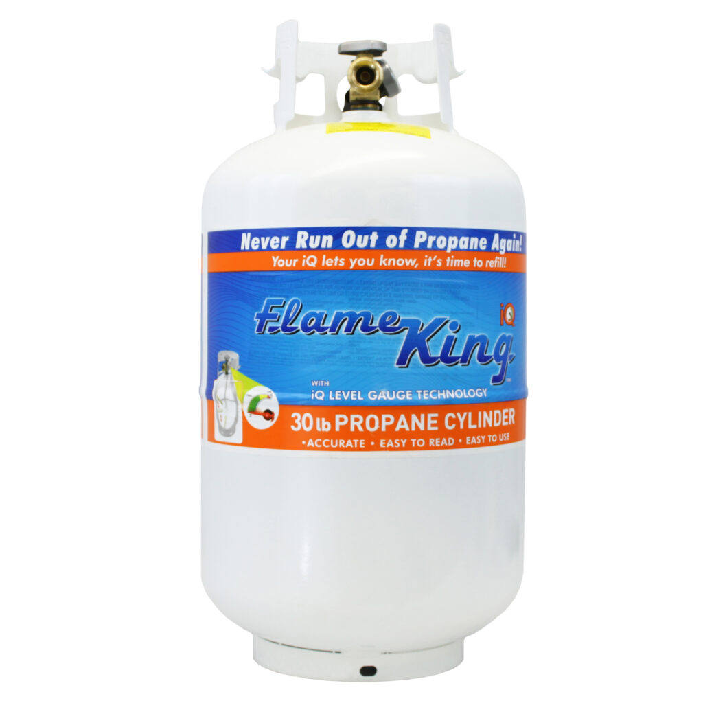 Flame King 30 Lb Cylinder with OPD and Gauge Empty - YSN330