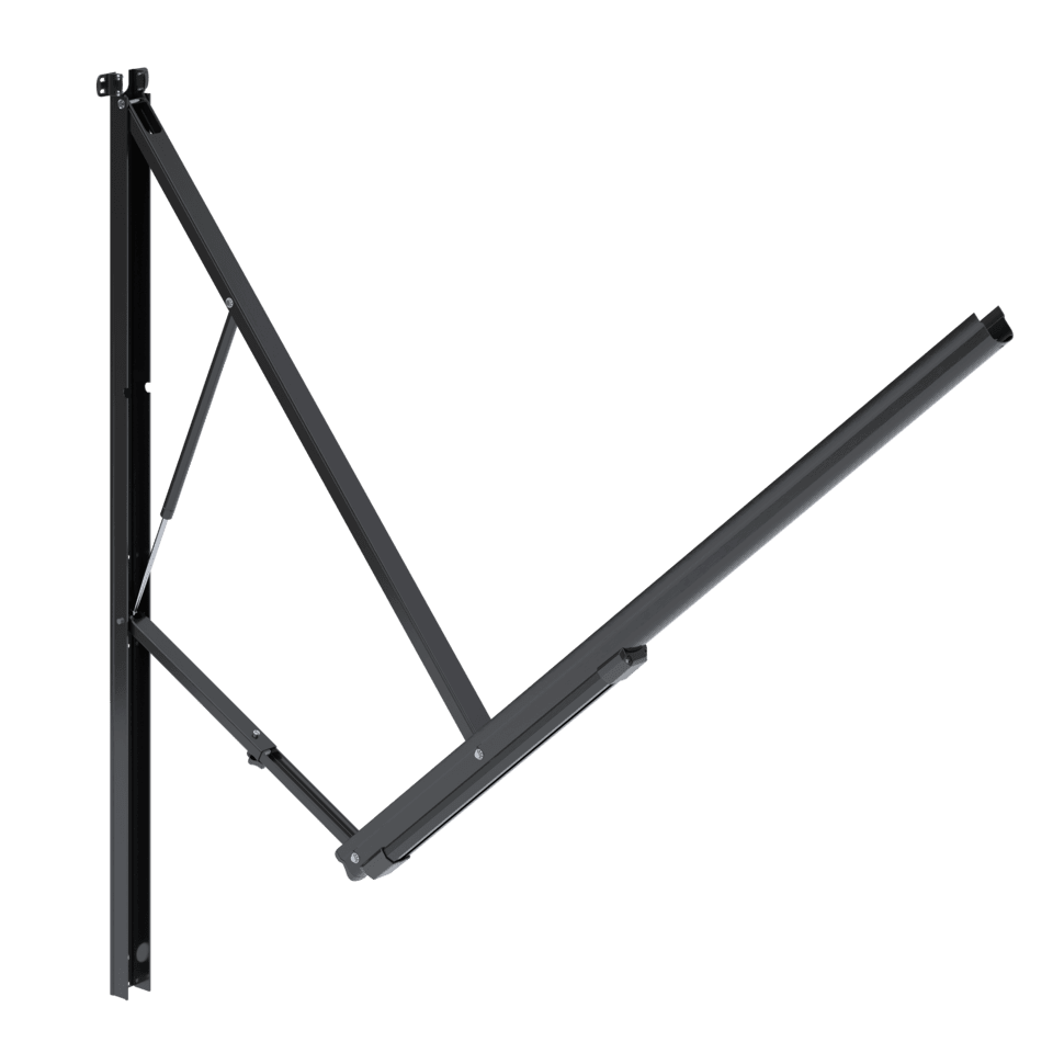 9600001959 Standard Power LED Awning Hardware, Black
