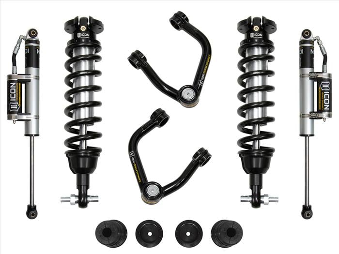 K93203TS 0-3.5 in. Stage 3 Suspension System with Tubular UCA Steel Knuckle for 2020-2023 Ford Ranger -  ICON, I43 -  K93203TS