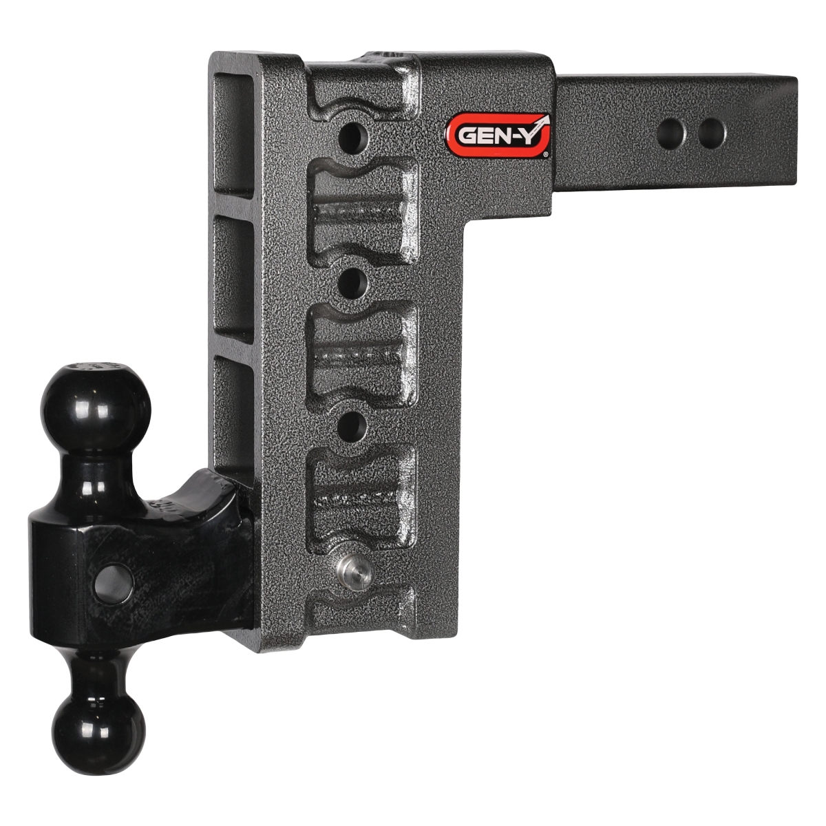 GEN-Y HITCH MEGA-DUTY 2.5' Shank 21K Drop Hitch with Dual-Ball Mount - 2.5″ Shank, 9″ Drop
