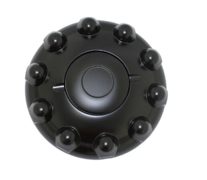 Phoenix USA Front Black Satin ABS 285mm Bolt Hub Cover (QH1200BAS)