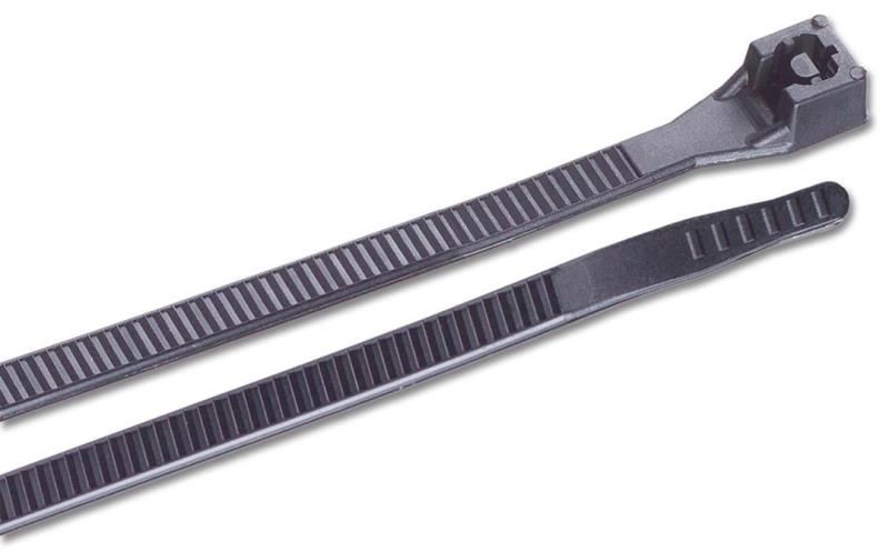 199349 4 in. UVB Standard Cable Tie, Black - Pack of 1000
