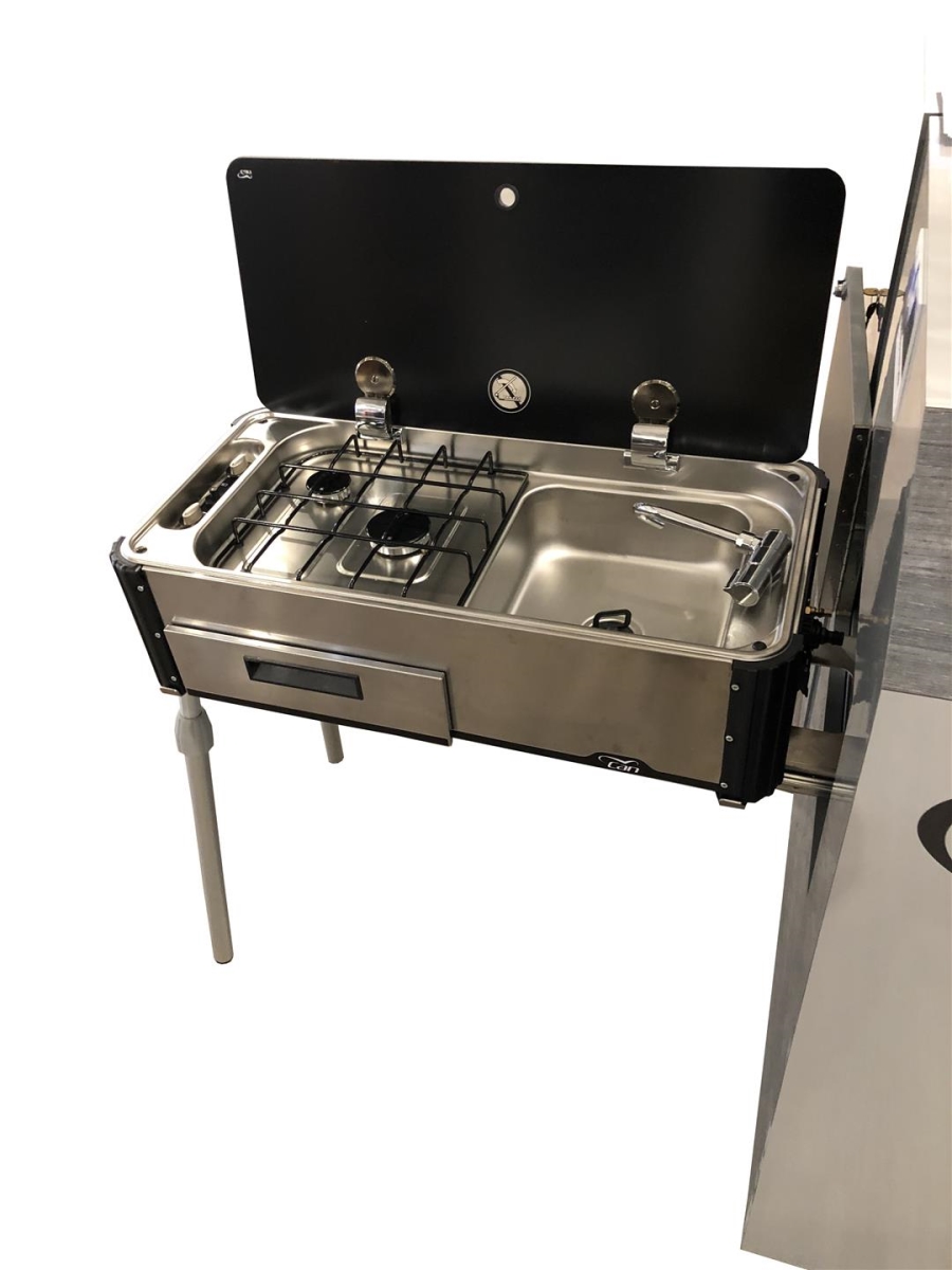 3250AST Can Left Side Slide Outdoor Kitchen