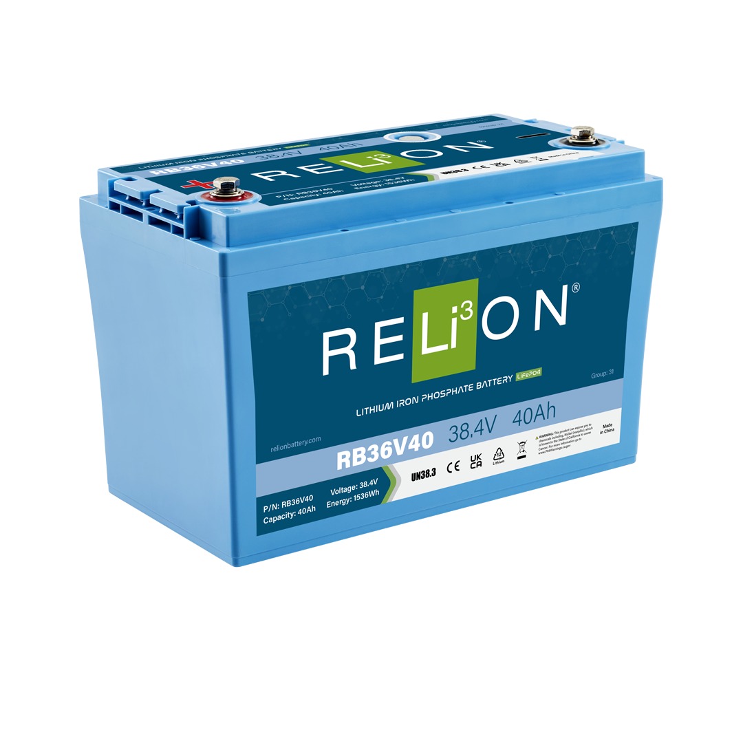 RELiON RB36V40 36V 40Ah Deep Cycle Lithium Battery, Group 31 | Camping World
