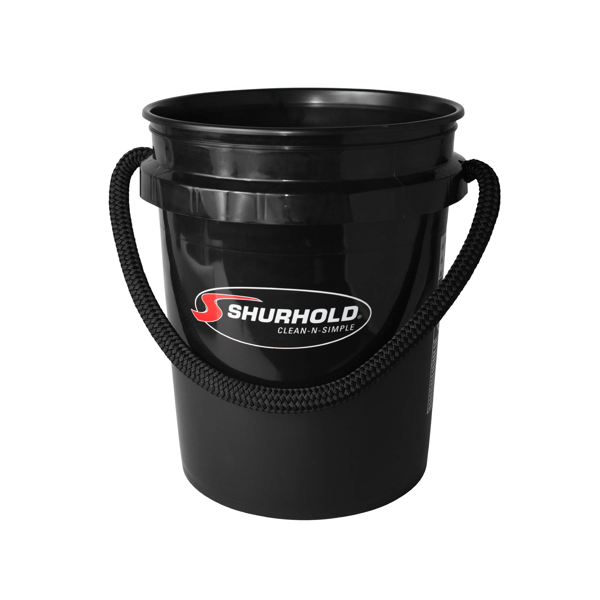 Shurhold 5 Gallon Plastic Bucket, Black | For Boats | by West Marine