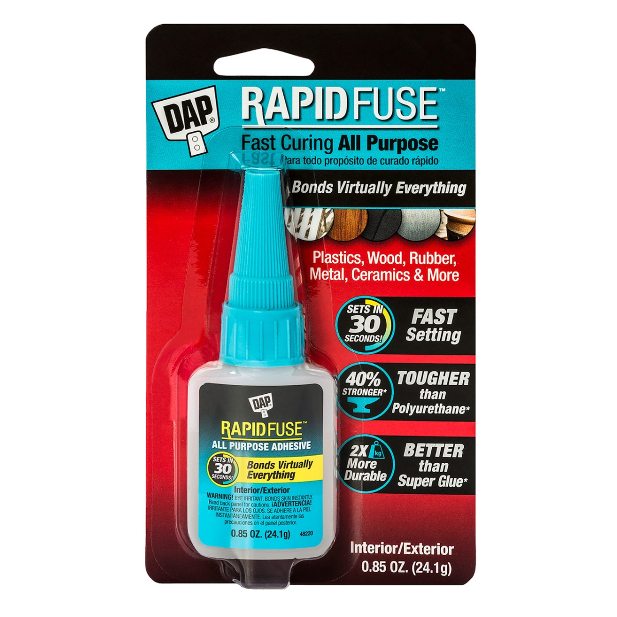 7079800155 Rapidfuse All Purpose Adhesive Super Glue