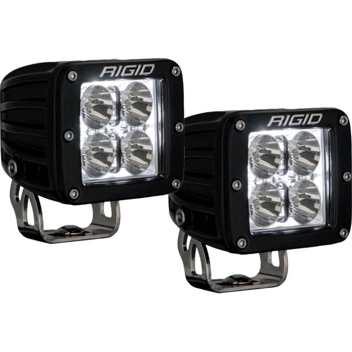 Rigid 202053 Driving & Fog Light with RAD Plus POD & RGBW