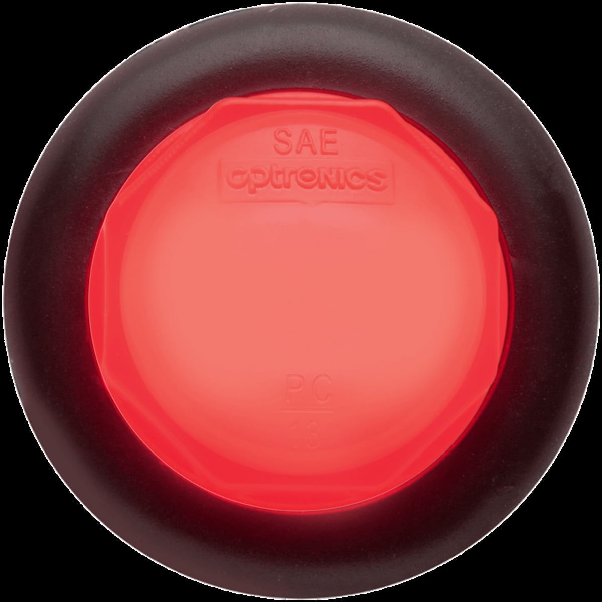 MCL110RKBP Non Directional Unilt LED Light with Grommet, Red & Polycarbonate Lens