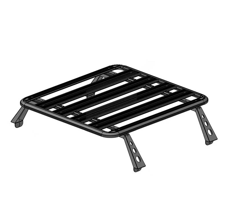 WHPB4 Spike Pickup Truck Bed Platform Tray Bracket - Black