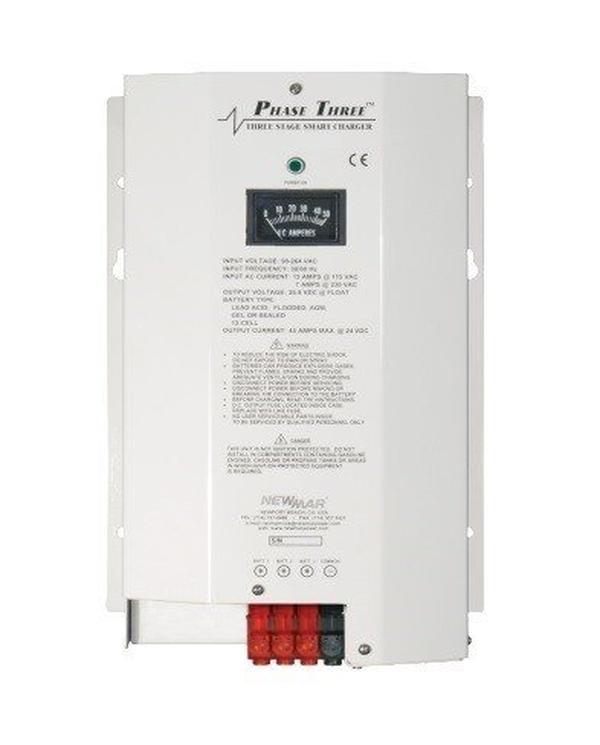 mar PT-40U 12V 40A 3 Bank 3 Phase Battery Charger