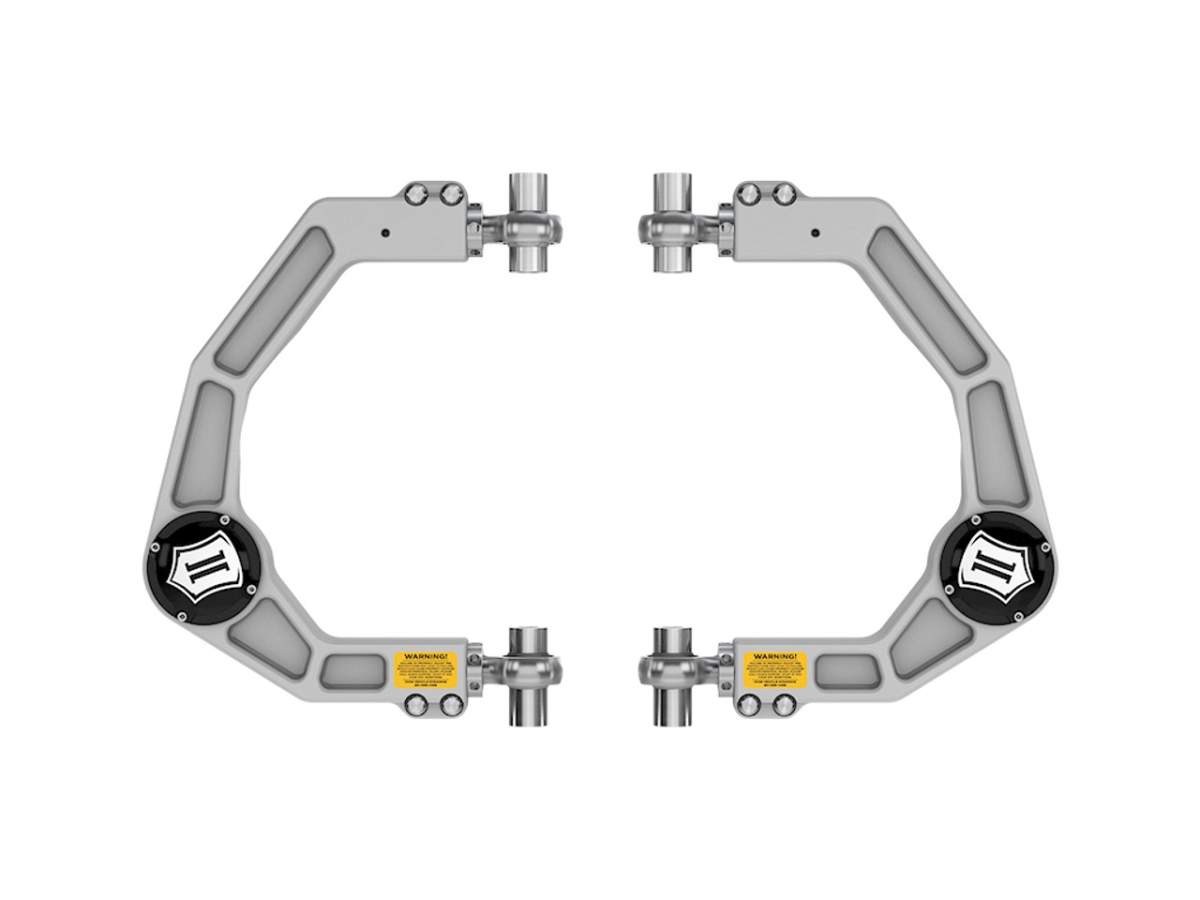 98523DJ Front Upper Control Arms DJ Pro Kit for 2021-23 Ford F150 Billet