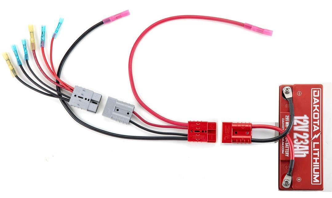 Connect Ease RCE12VKYKPRO 12V Yak Max Pro Pro Connection Harness Battery Trolling Motor