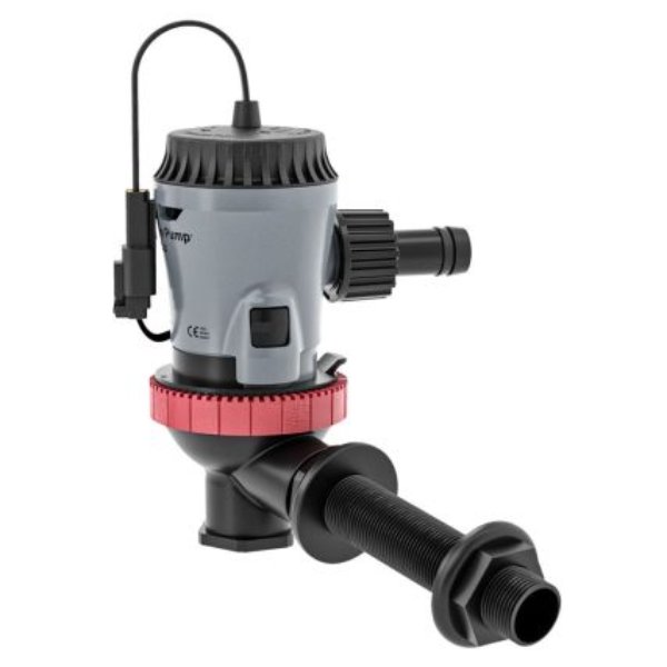 10-13643-01 12V 800 GPH Aqua O2 Flex Mount Aerator Pump for Boats