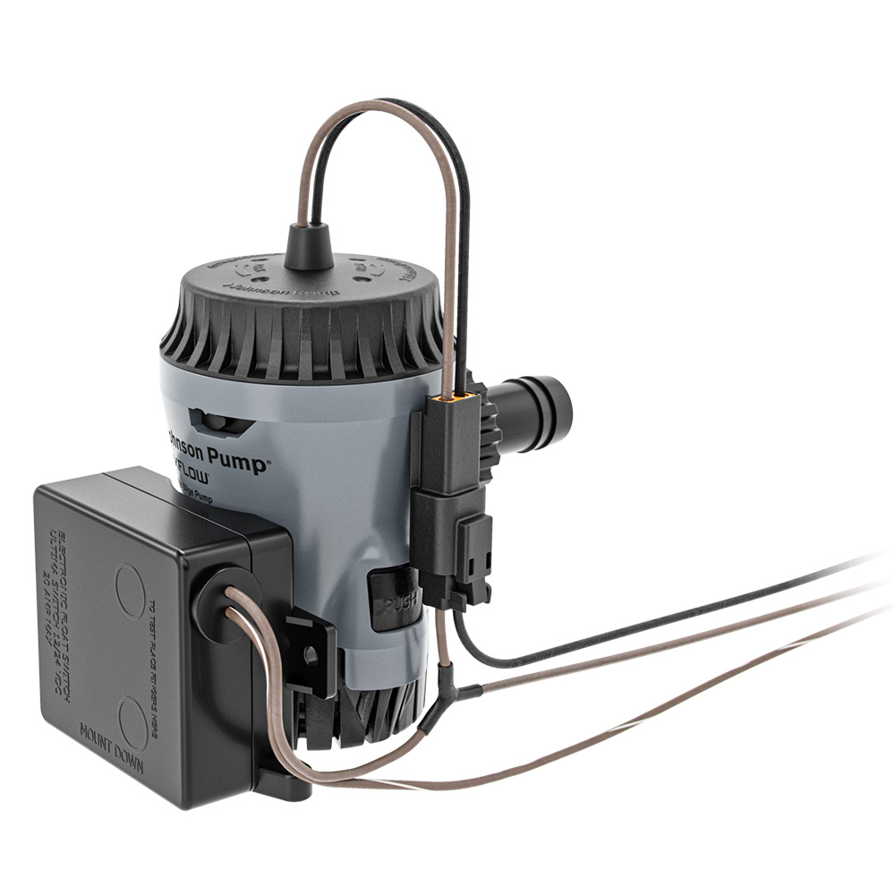 10-13636-01 12V 800 GPH Aqua Void Ultima Combo Bilge Pump
