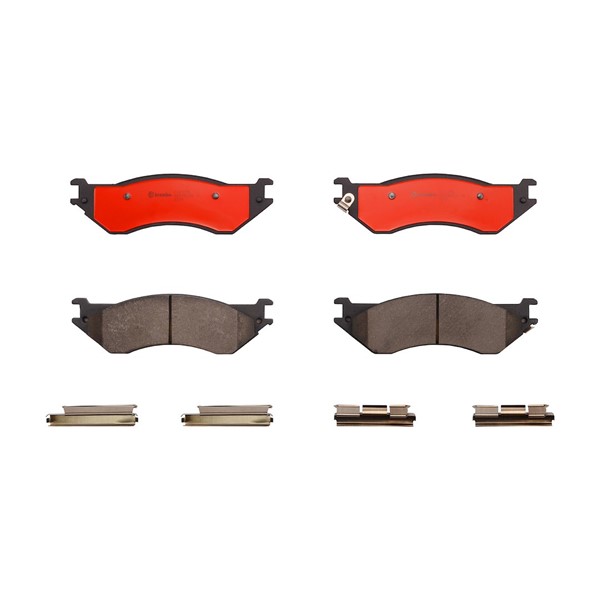 P24103N Disc Brake Pad Set - Ceramic - For 1997-2002 Ford Expedition - Low Dust Performance
