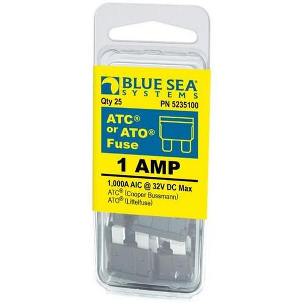 5235100-BSS 1A ATO & ATC Fuse - Pack of 25