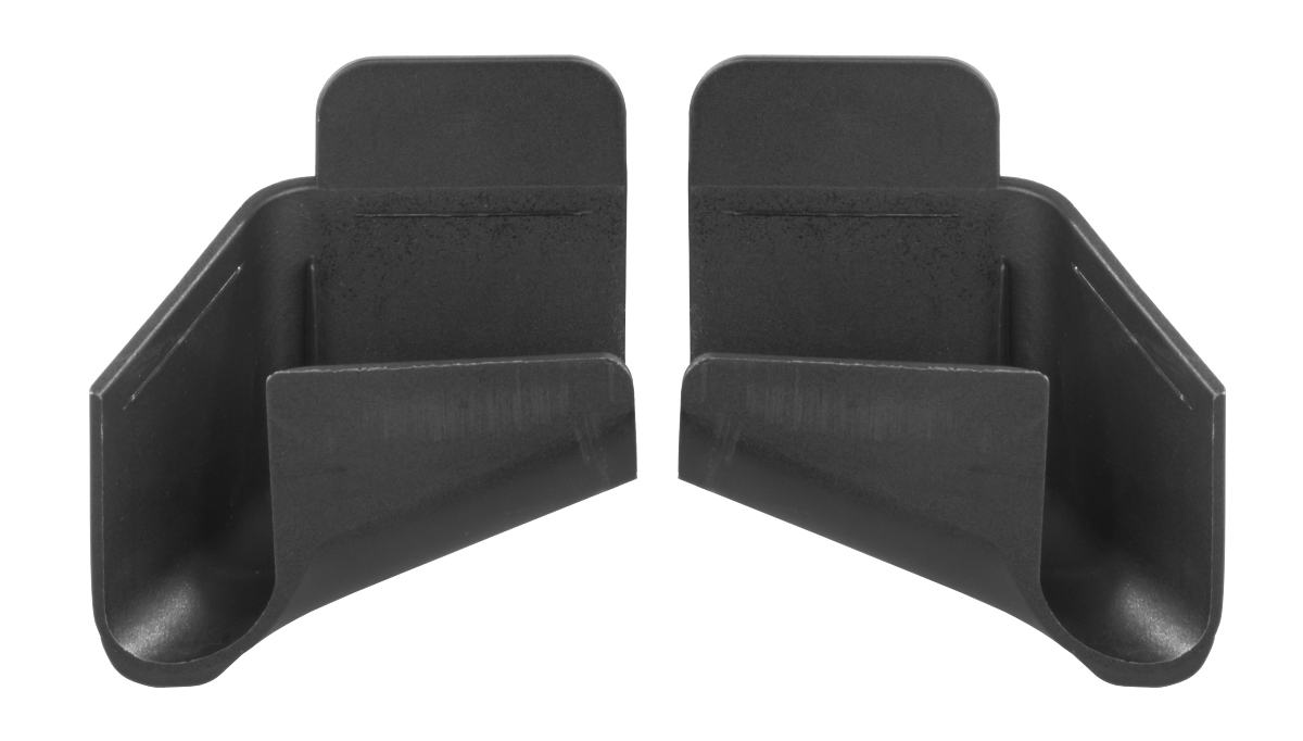 389BK-A Rain Gutter Spouts, Black