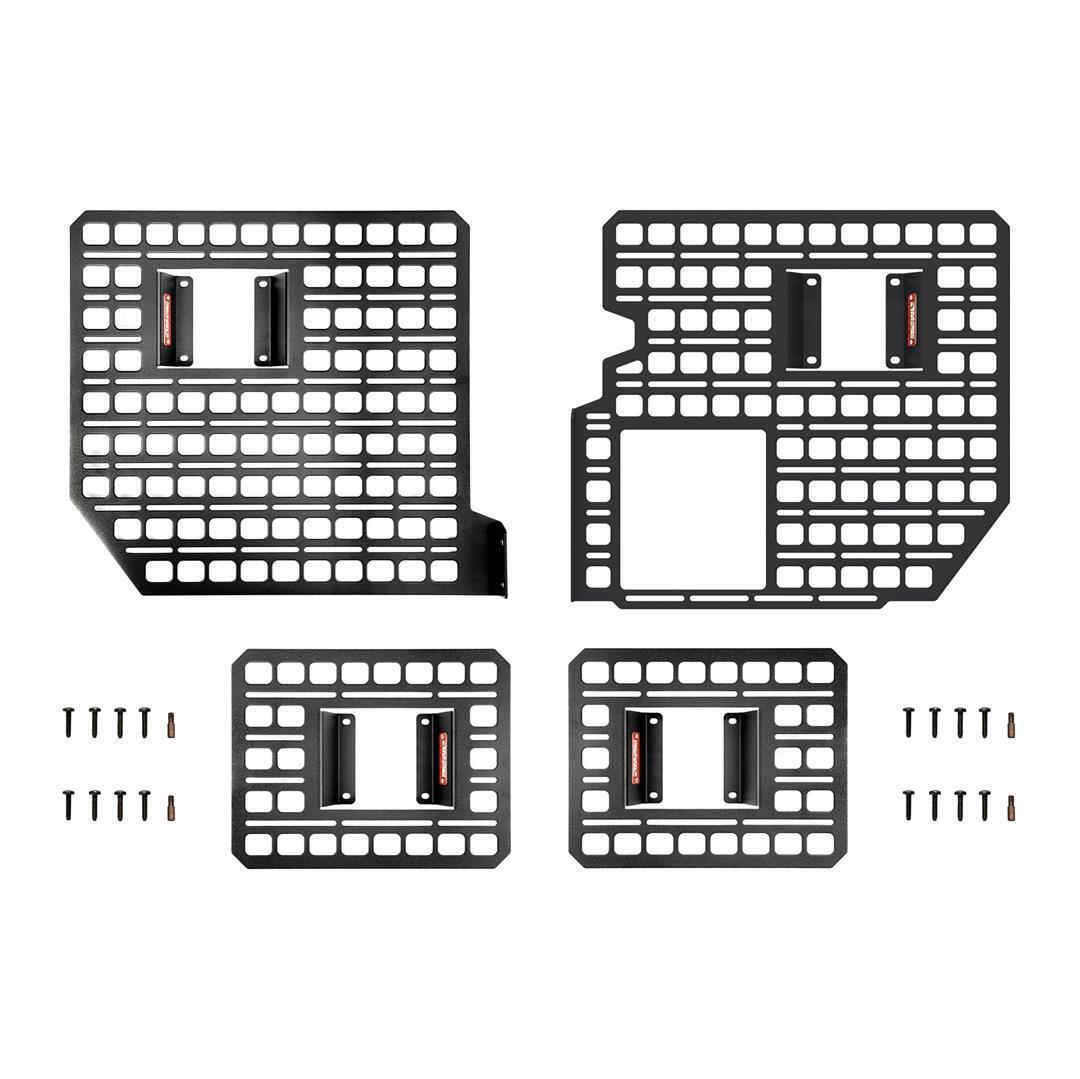102010 4 Piece Bedside Rack System Kit for 2021-Up Ford F-150 & Raptor