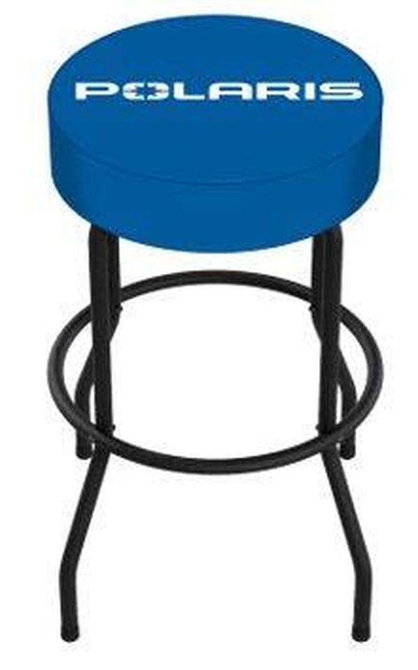 004812R01 Round Blue Vinyl Seat Polaris Stool