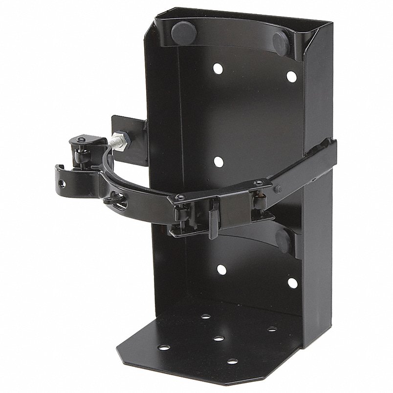 700226 10 lbs Fire Extinguisher Mounting Bracket - Black