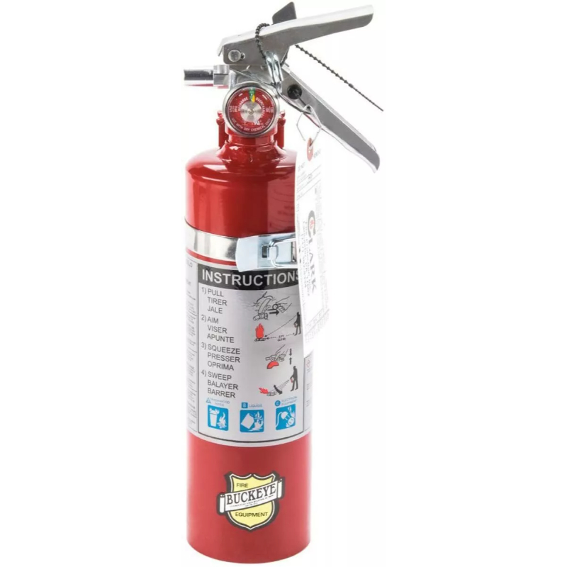 13315 2.5 lbs ABC Multipurpose Dry Chemical Hand Held Fire Extinguisher with Vehicle Bracket -  Buckeye Fire, BUC-13315
