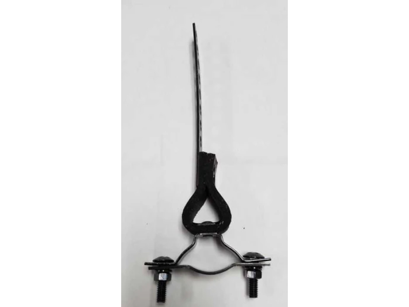 034-00014 Exhaust Tail Pipe Hanger - Black - 6.5 in. - Includes Clamp - Durable Design