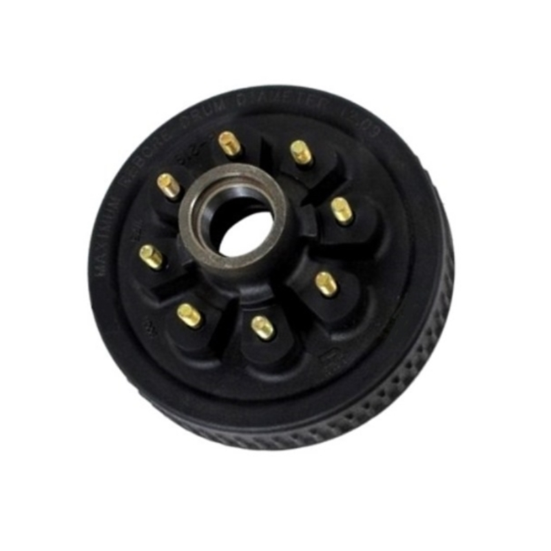 008-219-13 12 x 2 in. Hub & Drum with 8 on 6.5 in. Bold Pattern for 7K Axles with 0.56 in. Studs