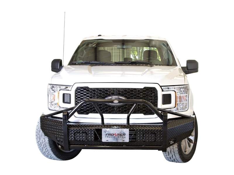 600-51-8005 Xtreme Series Full Width Black Powder Coated Front HD Bumper with Pre-Runner Guard for 2018-2020 Ford F-150