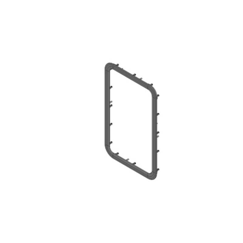 Lippert Components 711862 Low Profile Window Frame with Seal, Black