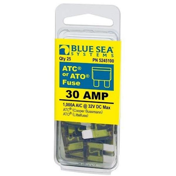 Blue Sea ATO/ATC Fuse Pack - 30 Amp - 25-Pack