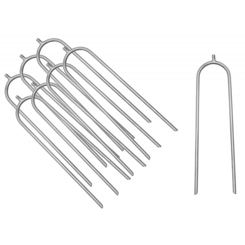 Picture of Upper Bounce UBHWD-AS-8 Upper Bounce Trampoline Wind Guard anchors&#44; Set of 8