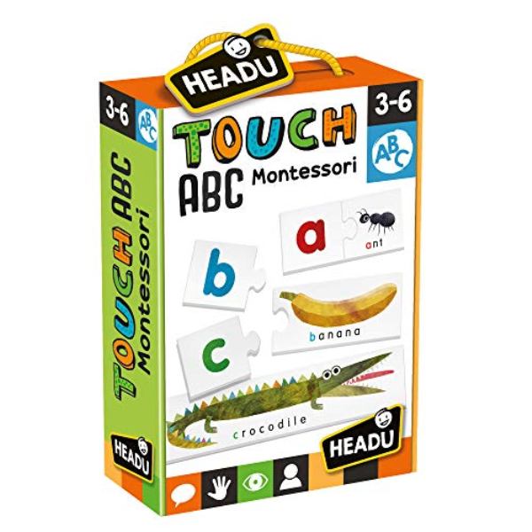 Picture of Headu HD EN20942 10 x 8 x 3 in. Touch ABC Alphabet Game Eduational Puzzle for Learning to Read at the Age of Three Inspired by Montessori Schools
