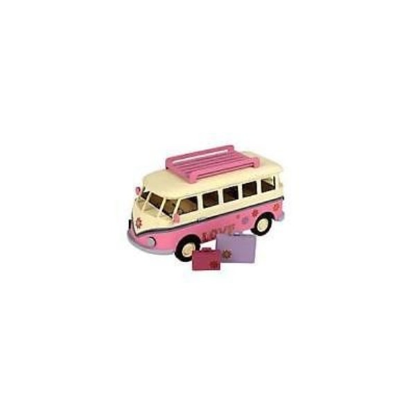 Picture of Artesania Latina AL 30523 12.5 x 8.5 x 2 in. Junior Collection Childrens Wooden Holidays Van Modelling Kit&#44; Pink & White