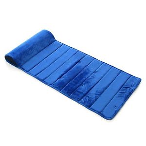 Picture of My First Mattress NM-MFGB55-04 Memory Foam Nap Mat with Removable Pillow&#44; Blue