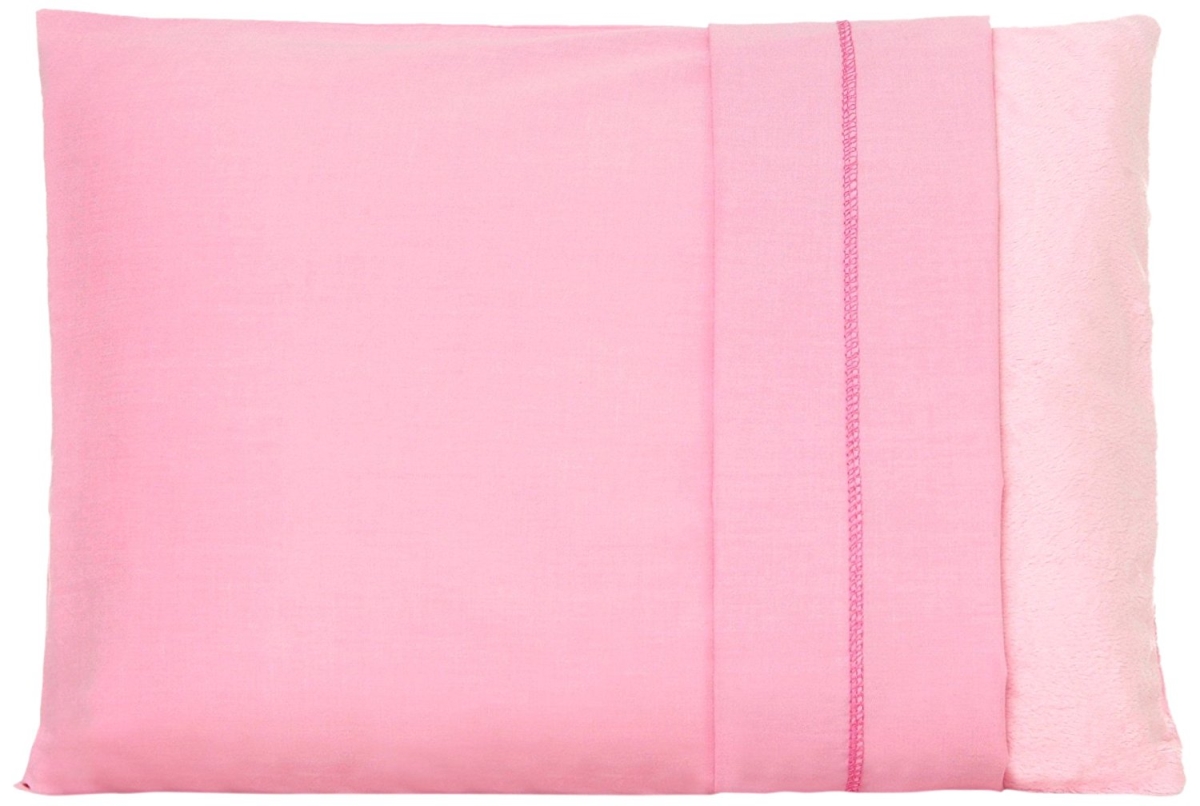 Picture of My First Mattress PC-MFPTSP-12 Toddler Pillow Cases, Soft Pink - Set of 2