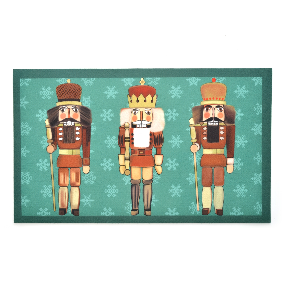 18 x 30 in. Crumb Rubber Door Mat, Nutcrackers
