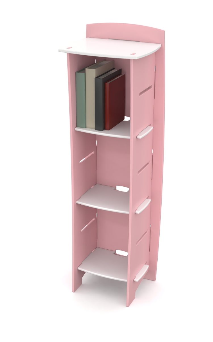 Picture of Legare Furniture LEGE-BCSM-103 Kids Bookcase - Pink