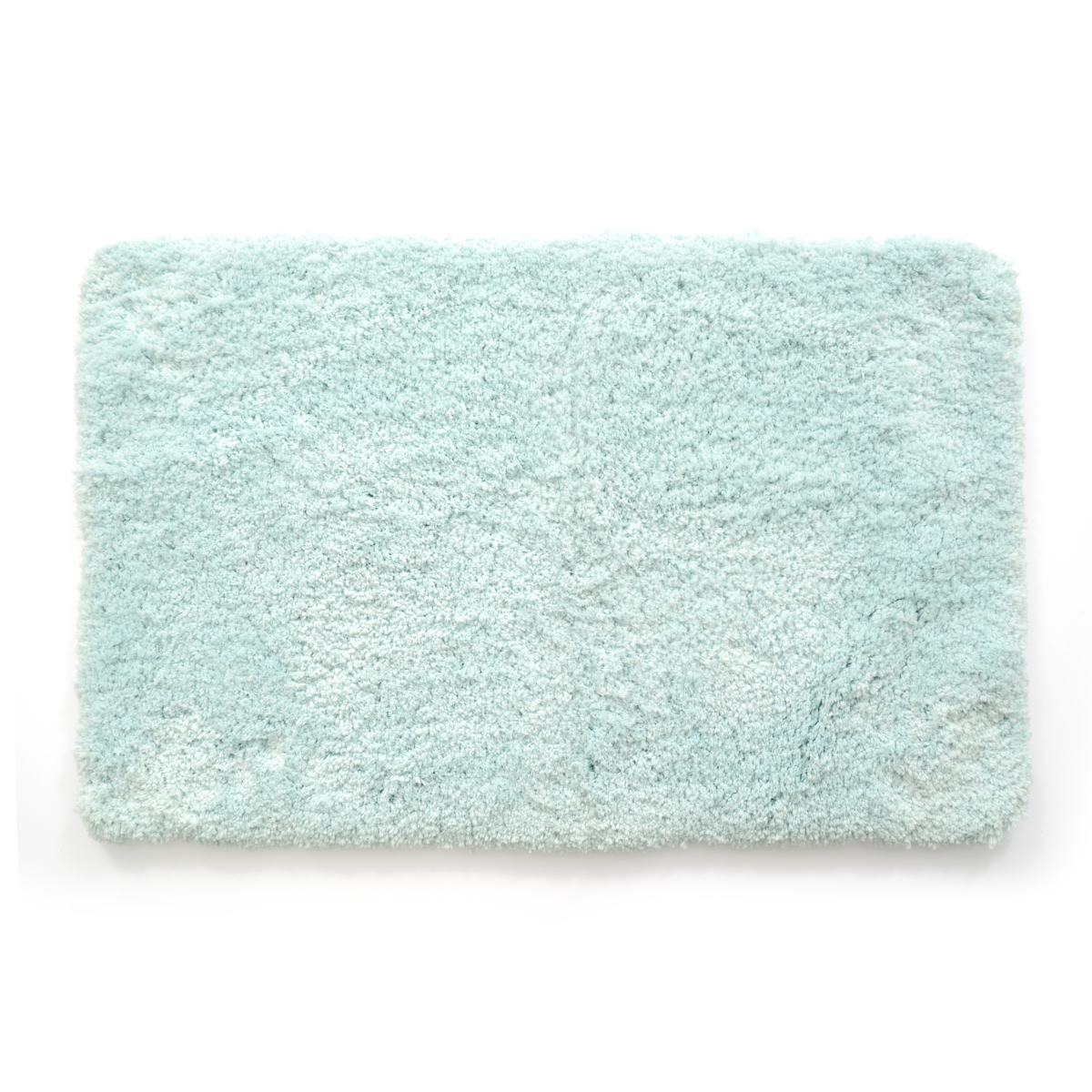 21 x 34 in. Ultra Plush Polyester Shaggy Bath Mat - Aqua