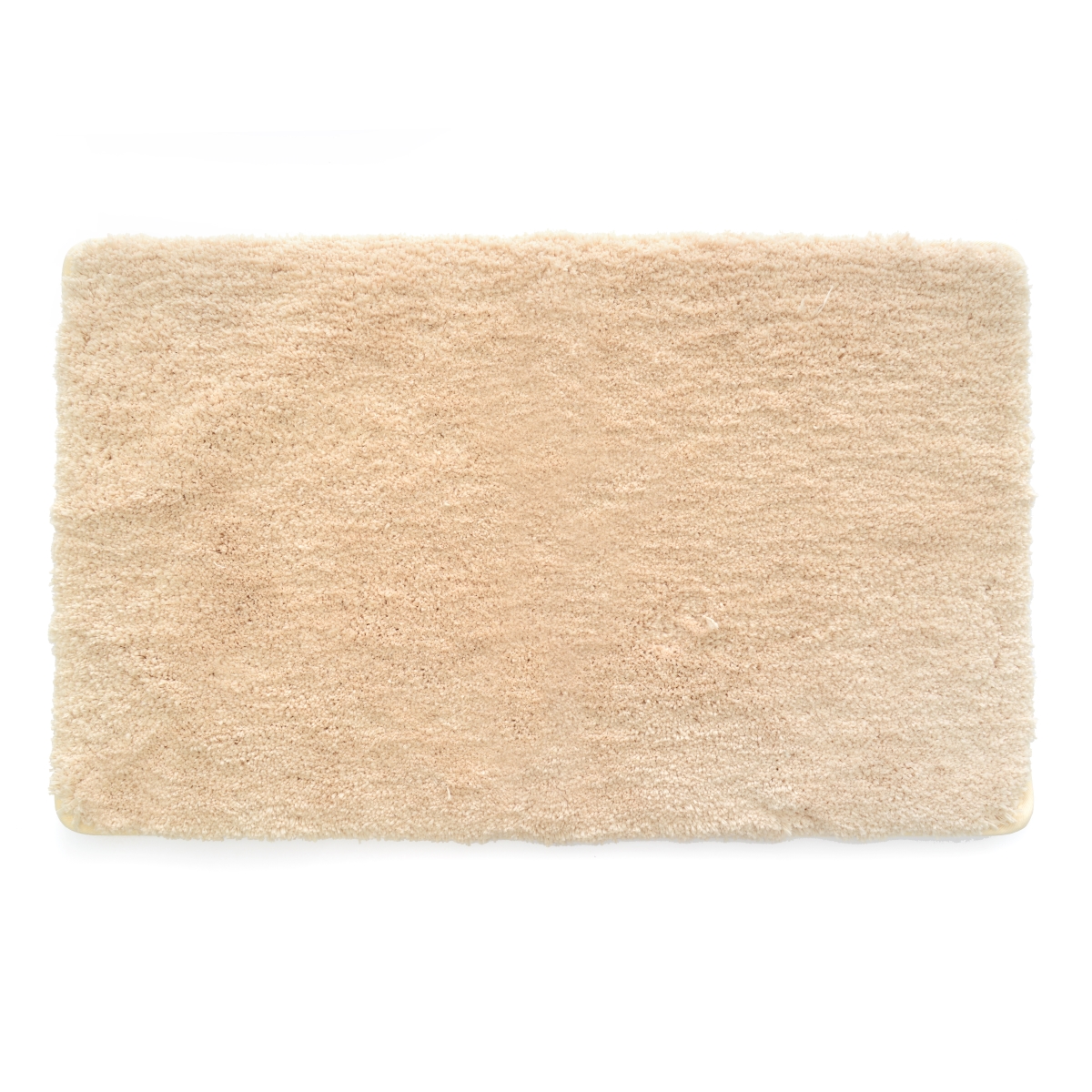 21 x 34 in. Ultra Plush Polyester Shaggy Bath Mat - Cream