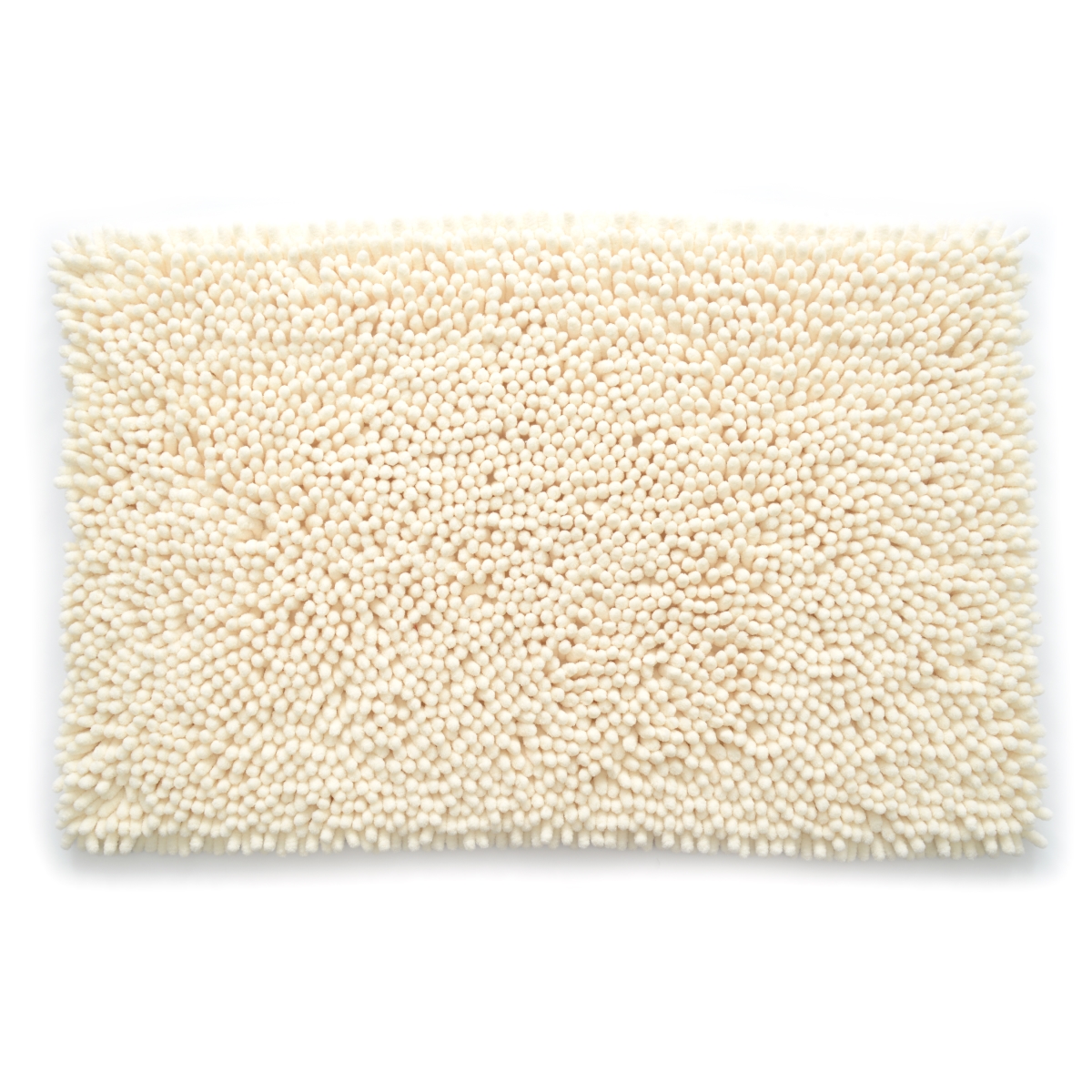 21 x 34 in. Ultra Plush Jumbo Chenille Bath Mat - Cream