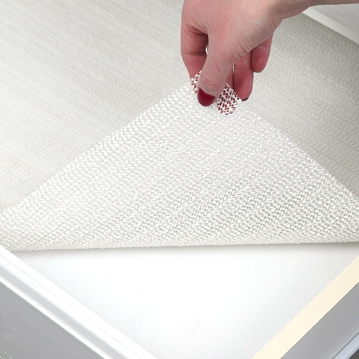 04F-C6U52-06EC  Grip Premium Solid Non-Adhesive Non-Slip Shelf and Drawer Liner (Pack of 6)