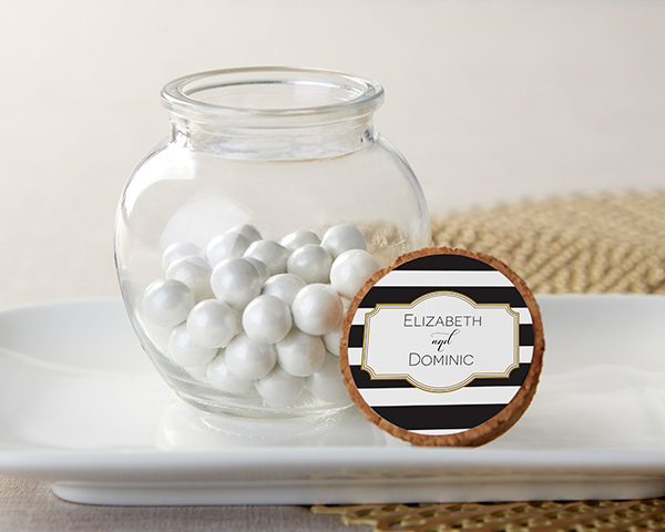 Picture of Kate Aspen 27137NA-CL Personalized Classic Glass Sphere Jar - Set of 12