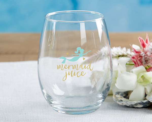 Picture of Kate Aspen 30023NA-SE 15 oz Seaside Escape Stemless Wine Glass - Set of 4